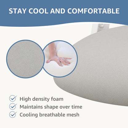 Ergonomic Mesh Office Chair - Adjustable Desk Chair with Headrest