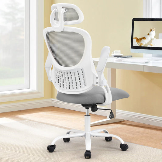 Ergonomic Mesh Office Chair - Adjustable Desk Chair with Headrest