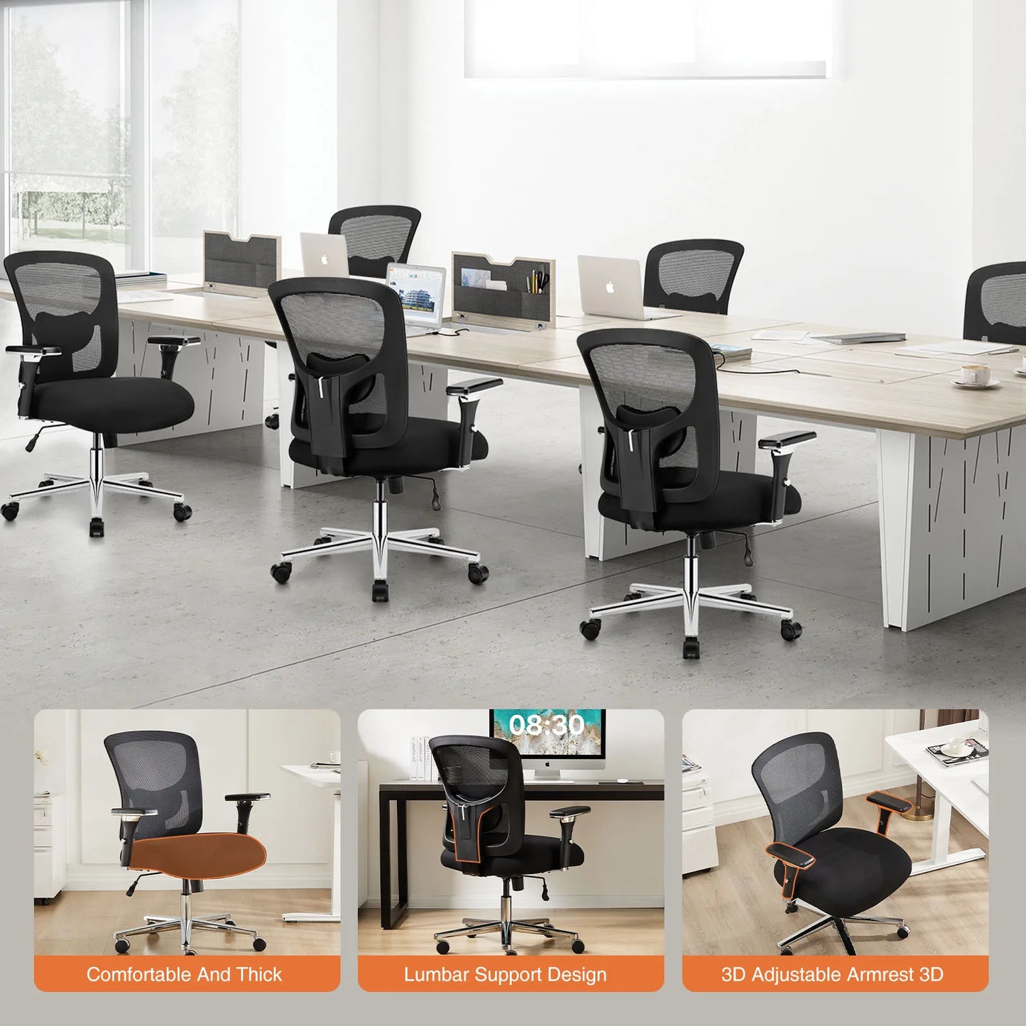 Titan - 500lbs Heavy Duty Big & Tall Ergonomic Office Chair