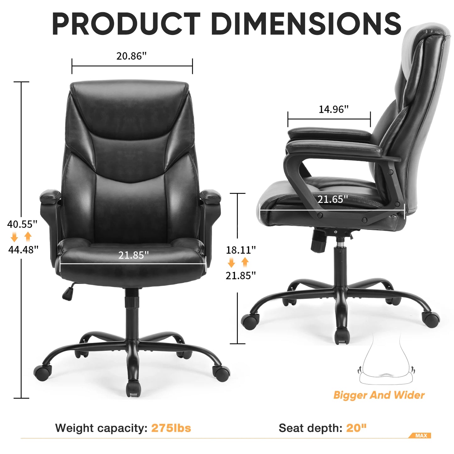 Apex - Ergonomic PU Leather Gaming & Office Chair